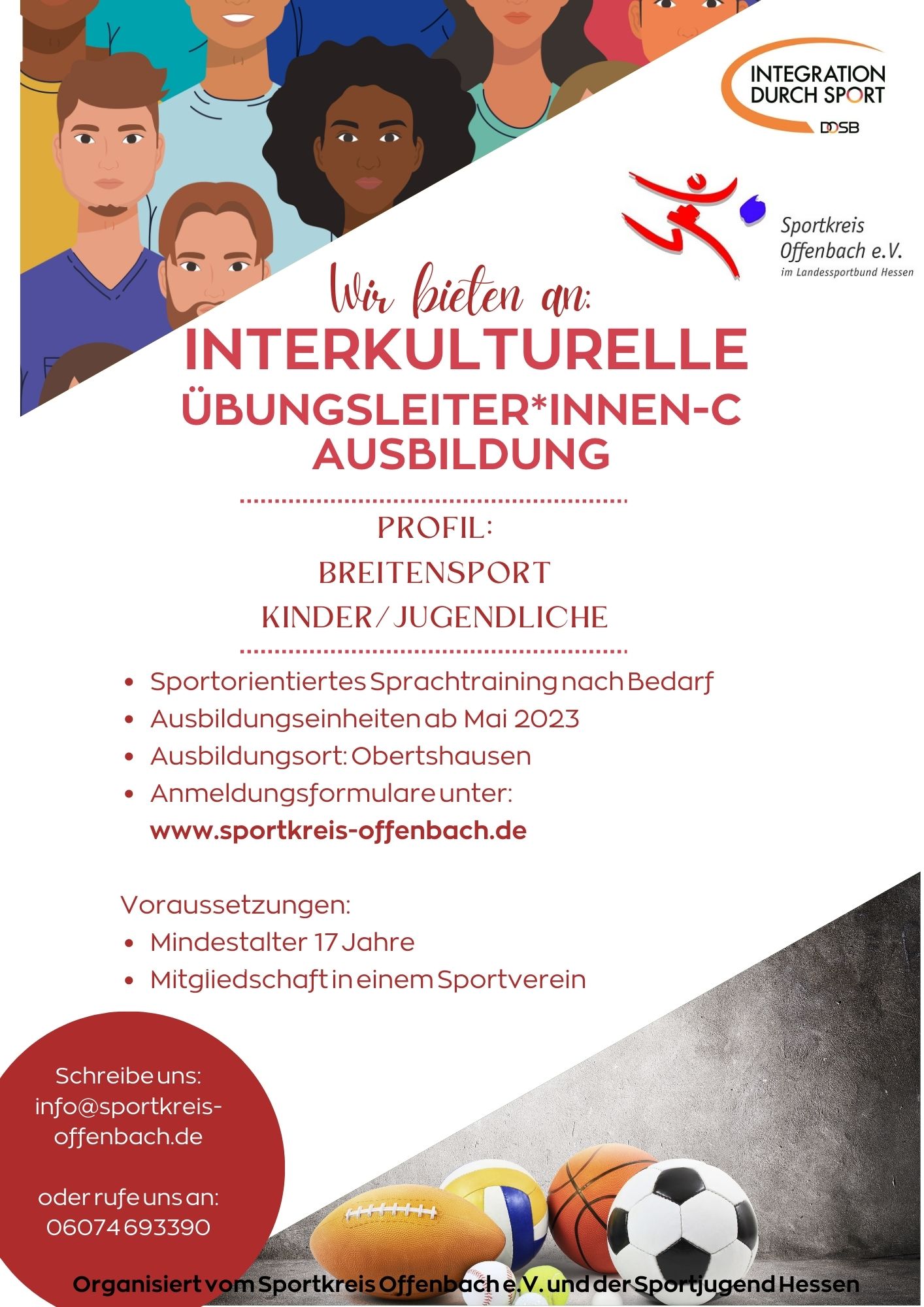 Interkulturelle Übungsleitungsausbildung im Sportkreis Offenbach