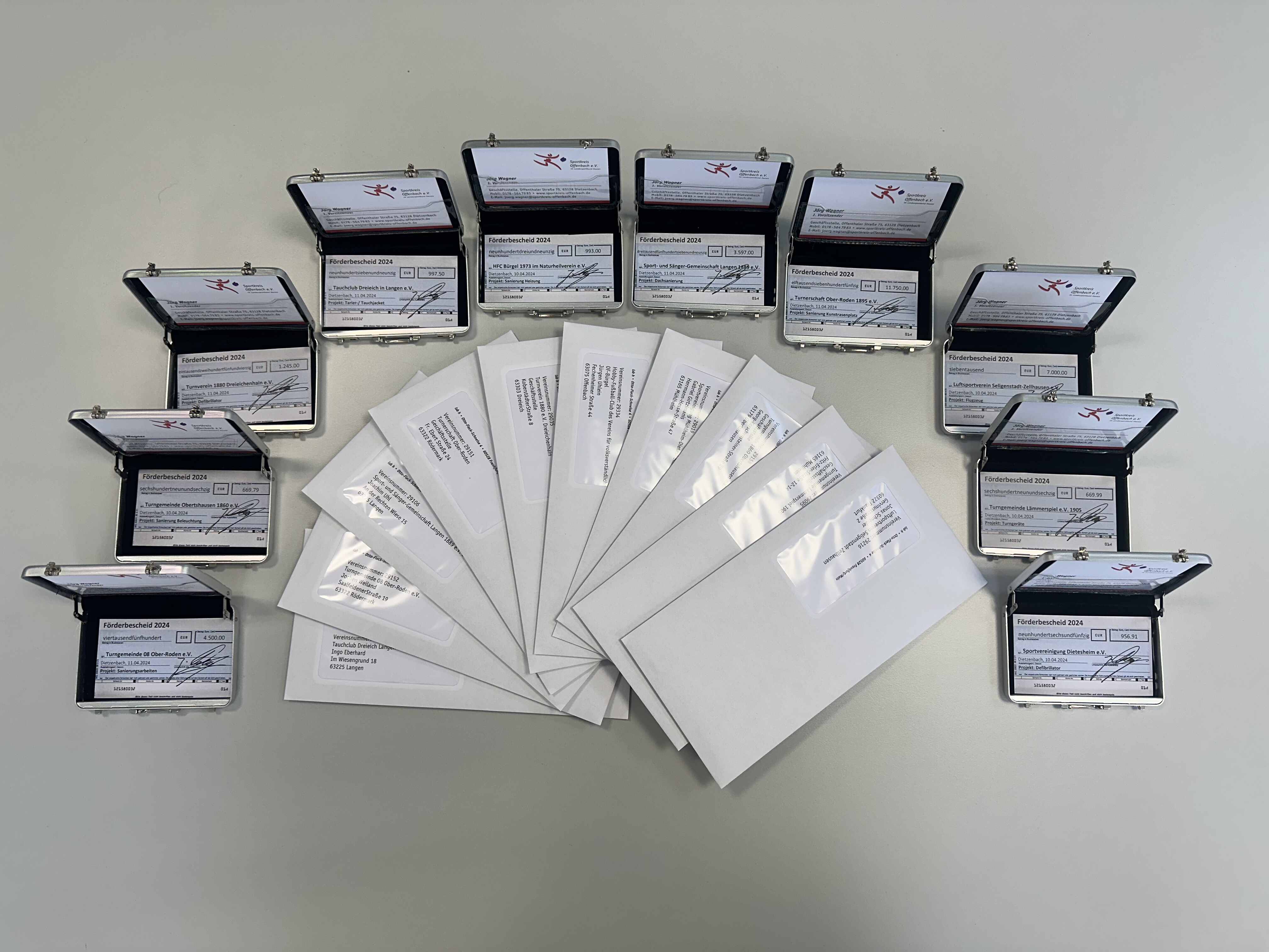 Förderbescheid-Übergabe